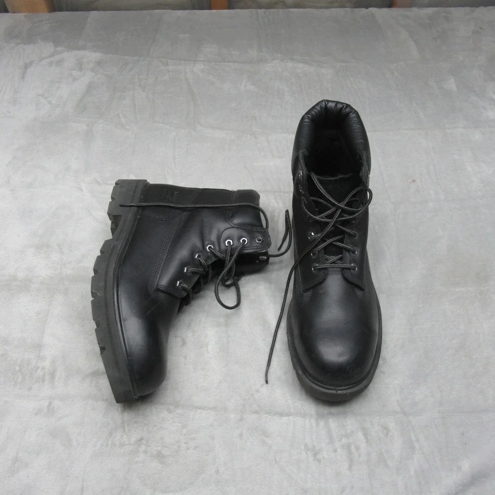 Timberland PRO Mens Boots 10.5M Black Slip Resistant Waterproof Safety‎ Toe Work